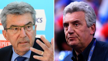 Entre Claude Onesta, le patron de l'ANS, et André Giraud, le président de la Fédération d'athlétisme, le torchon brûle. (AFP)