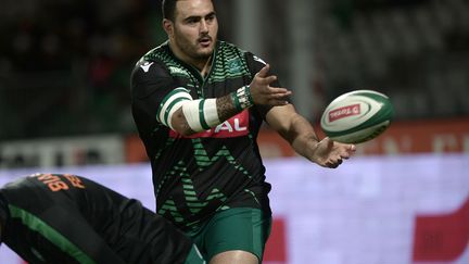 Malik Hamadache, pilier de la Section Paloise (IROZ GAIZKA / AFP)