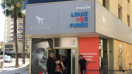 Ouverture du musée Louis de Funès à Saint-Raphaël (Var), le 31 juillet 2019. (OANNA FAVENNEC / RADIO FRANCE)