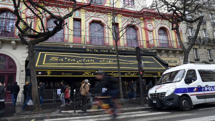 Le Bataclan, à Paris, le 24 décembre 2015. (MIGUEL MEDINA / AFP)