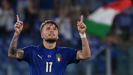 Ciro Immobile a inscrit le troisième but italien face à la Suisse. (ANDREAS SOLARO / POOL)