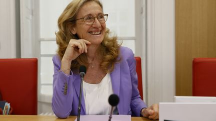 Former Minister of Justice Nicole Belloubet, now Minister of National Education, at the National Assembly in Paris, July 9, 2020. (THOMAS SAMSON / AFP)