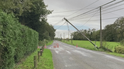 Tempête Ciaran : 1,2 million de foyers privés d'électricité jeudi matin (France 2)