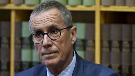 François Molins, former public prosecutor of Paris, during a conference, in Nancy, in Meurthe-et-Moselle, May 30, 2024. (ALEXANDRE MARCHI / MAXPPP)