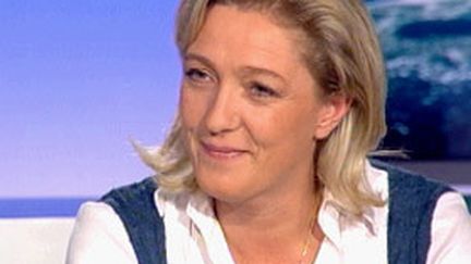 Marine le Pen, chef de file du Front national dans le Nord-Pas-de-Calais. (France 3)