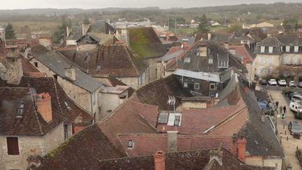 Le village de Martel (Lot) (CAPTURE D'ÉCRAN FRANCE 3)