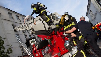 Brigade des Sapeurs Pompiers de&nbsp;Paris, en 2016 (ERWAN THEPAULT / AFP)