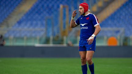 Gabin Villière lors du match du Tournoi des Six nations entre l'Italie et la France, au Stadio Olimpico, le 6 février 2021. (LORENZO DI COLA / NURPHOTO / AFP)