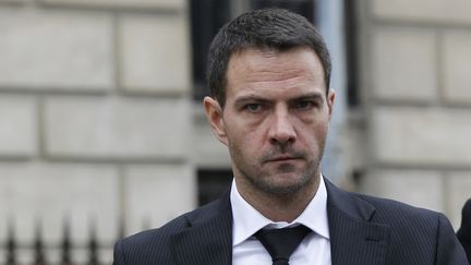 J&eacute;r&ocirc;me Kerviel arrive au palais de justice, &agrave; Paris, pour le verdict de son proc&egrave;s en appel, le 24 octobre 2012. (GONZALO FUENTES / REUTERS)