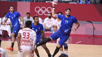 Nicolas Tournat, pivot de l'équipe&nbsp;de France, a pris part au rassemblement des Bleus à&nbsp;Créteil. (HERVIO JEAN-MARIE / KMSP)