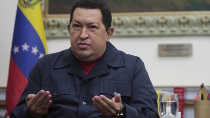 Hugo Chavez, le pr&eacute;sident v&eacute;n&eacute;zu&eacute;lien, &agrave; Caracas (V&eacute;n&eacute;zu&eacute;la), le 8 d&eacute;cembre 2012. (REUTERS)