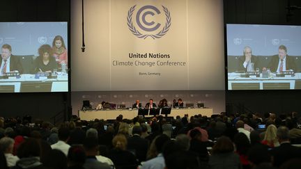 &nbsp; (Les négociateurs climat de 195 pays ont fini leurs travaux vendredi à Bonn avec l'approbation d'un texte de négociations, encore imparfait, pour la grande conférence de Paris  © Maxppp)