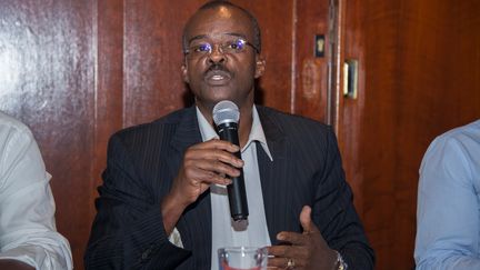 Ary Chalus, le président du Conseil régional de la Guadeloupe. (HELENE VALENZUELA / AFP)