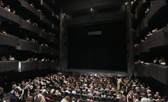 La salle de l'Opéra de Lyon le soir de la générale le 22 juin 2013
 (PHOTOPQR LE PROGRES / MAXIME JEGAT)