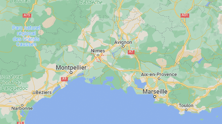 The children were found locked up in their family's home in Nîmes.  (Google Maps)