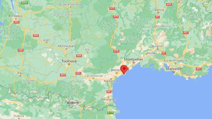 Une septuagénaire a été retrouvée décapitée à son domicile, à Agde (Hérault), mercredi 13 octobre 2021.&nbsp; (FRANCEINFO / GOOGLE MAPS)