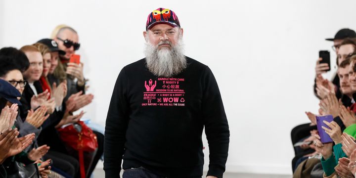 Le créateur Walter Van Beirendonck, janvier 2019 à Paris  
 (FRANCOIS GUILLOT / AFP)