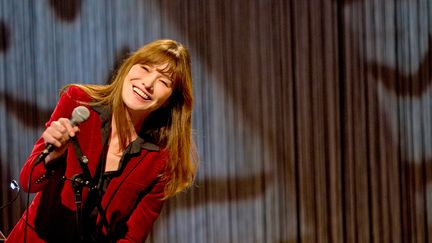 La chanteuse Carla Bruni-Sarkozy, le 15 mars 2014 &agrave; Munich (Allemagne). (TOBIAS HASE / DPA / AFP)