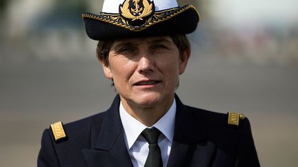 Nomination historique dans la gendarmerie française : Isabelle Guion de Méritens est la première femme à accéder au grade de général dans cette institution.
 
 
 
 (AFP PHOTO / FRED DUFOUR)