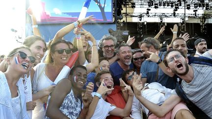 Le 15 juillet 2018, les spectateurs des Francofolies de La Rochelle étaient autant foot que musique 
 (SADAKA EDMOND/SIPA)