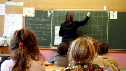 Une classe d'école primaire (photo d'illustration) (MAXPPP)