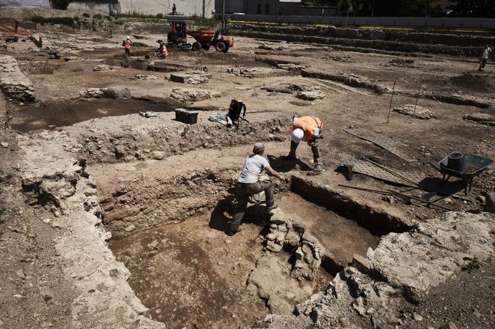 A Sainte-Colombe (Rhône), des maisons romaines vont pouvoir être reconstituées
 (Jean-Philippe Ksiazek / AFP)