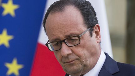 Fran&ccedil;ois Hollande, le 24 juillet 2014, &agrave; l'Elys&eacute;e.&nbsp; (  MAXPPP)