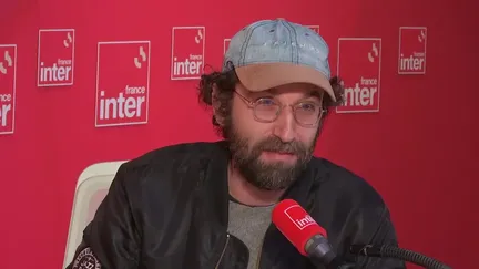 Thomas Bangalter, dans le studio de France Inter, mercredi 5 avril 2023 (FRANCEINTER / RADIOFRANCE)