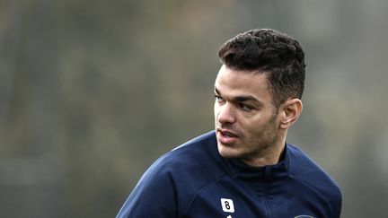 Hatem Ben Arfa lors d'un entraînement avec son ancien club des Girondins de Bordeaux,&nbsp;le 15&nbsp;octobre 2020. (PHILIPPE LOPEZ / AFP)