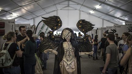 n’ont pas hésité à porter des vêtements extraordinaires, car des compétitions ont été organisées pour récompenser le plus beau costume.
 (Marco Longari / AFP)