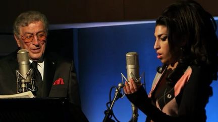 Tony Bennett et Amy Winehouse en studio
 (Dione Beebe)