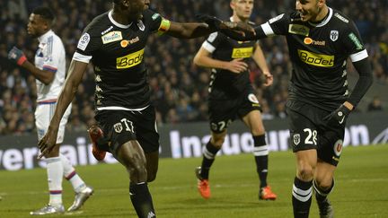 Cheikh N'Doye buteur face à Lyon (JEAN-PHILIPPE KSIAZEK / AFP)