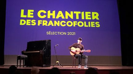 La sélection 2021 du Chantier des Francofolies vient d'être dévoilée à Paris. (Yann Bertrand / Radio France)