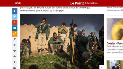 Une photo volée du faux photographe Eduardo Martins, utilisée dans un article du "Point" du 12 avril 2016. (LE POINT)