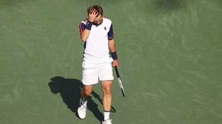 Le Français Corentin Moutet, le 2 septembre 2021 à New York. (MATTHEW STOCKMAN / GETTY IMAGES NORTH AMERICA / AFP)