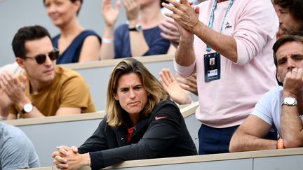 Amélie Mauresmo à Paris, le 31 mai 2019.&nbsp; (MARTIN BUREAU / AFP)