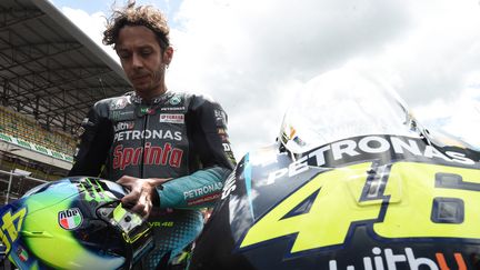 Valentino Rossi (Yamaha Petronas) a perdu de sa superbe en quelques saisons. (JEAN-FRANCOIS MONIER / AFP)