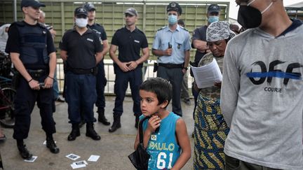 Dans le camp de réfugiés d'Eleonas à Athènes en Grèce,&nbsp;le 1er juin 2020. (LOUISA GOULIAMAKI / AFP)