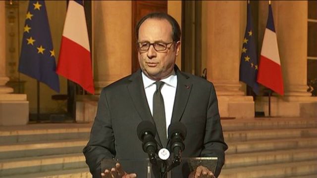 VIDEO. Fusillade sur les Champs-Elysées : François Hollande exprime sa "grande tristesse" après qu'un policier a été "lâchement assassiné"