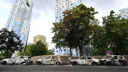 Le quartier Pablo Picasso, à Nanterre, le 30 juin 2023. (BERTRAND GUAY / AFP)