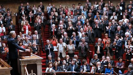 A l'Assembl&eacute;e nationale, le 3 juillet 2012. (PATRICK KOVARIK / AFP)