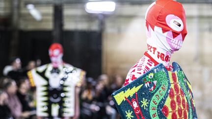 La collection Walter Van Beirendonck&nbsp;automne-hiver 2020-21 présentée pendant la semaine de la mode 2020 de Paris.&nbsp; (CINDY VOITUS / HANS LUCAS)