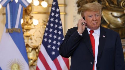 Donald Trump à Buenos Aires, le 30 novembre 2018. (JUAN IGNACIO RONCORONI / EFE)