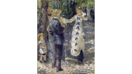 Les impressionnistes n’ont pas peint que des paysages. Ils sont aussi les témoins du monde citadin de leur temps, rendant compte des modes et des attitudes. En témoignent une soixantaine de toiles de Manet, Monet, Renoir, Degas, accompagnés de costumes d’époque (du 25 septembre 2012 au 20 janvier 2013)
 (Pierre-Auguste Renoir, La balançoire, 1876, Paris Musée d’Orsay © RMN (Musée d’Orsay) / Hervé Lewandowski)