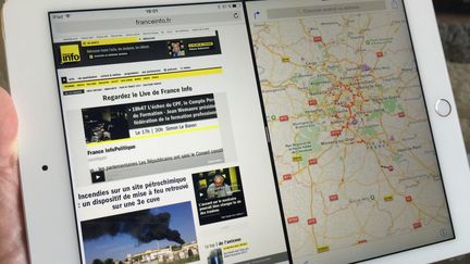 &nbsp; (iOS9 permettra de diviser l'écran en deux sur iPad © JC RF)