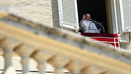 Le pape François au Vatican a évoqué Sainte-Sophie lors de l'Angelus du dimanche 12 juillet 2020 (VINCENZO PINTO / AFP)