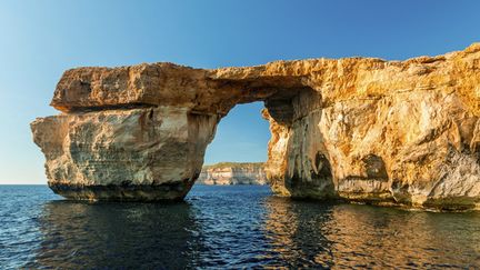 Le site "Azure Window", sur l'île de Gozo, à Malte (2016
 (Wladimir Bulgar / Science Photo Library / WBU / AFP)