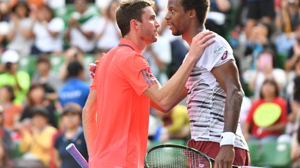 Gilles Simon vainqueur de Gaël Monfils (KAZUHIRO NOGI / AFP)