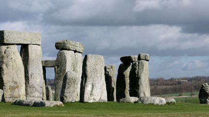 L'un des alignements de Stonehenge (G-B).
 (Manuel Cohen / AFP)