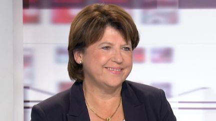 Martine Aubry, candidate à la primaire de gauche. (France 2)